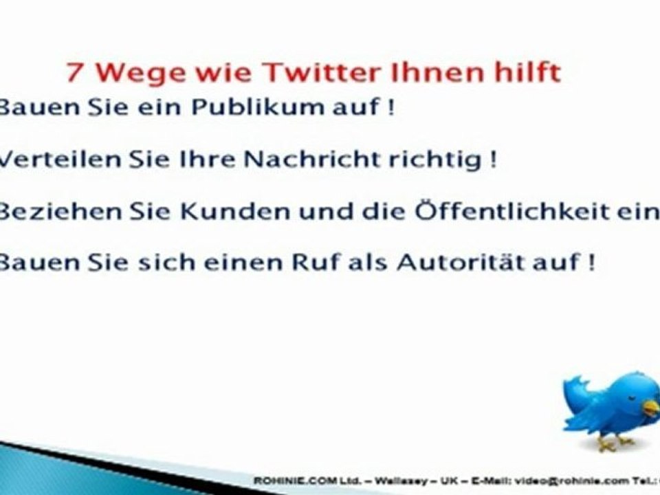 7 Wege wie Twitter Unternehmen hilft!