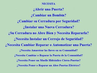 Cambio De Cerraduras - www.cerrajeros-24hor.com