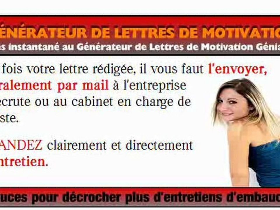 Lettre De Motivation Example