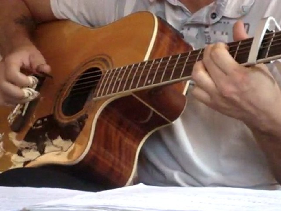C'était l'hiver de F.Cabrel fingerstyle par bunda34