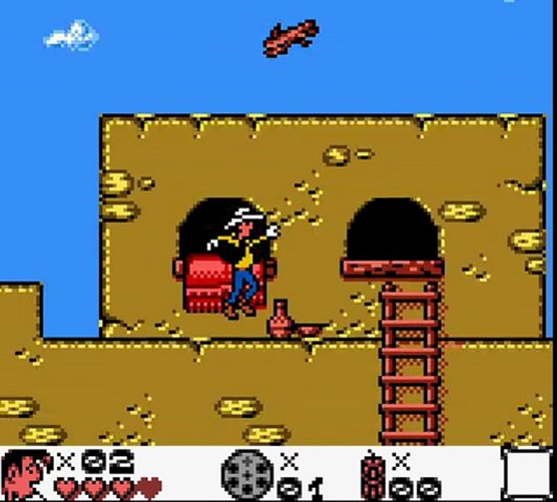 (thegamer) joue a un jeux retro lucky luke game boy color