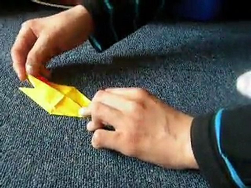 origami la grue : autre métode