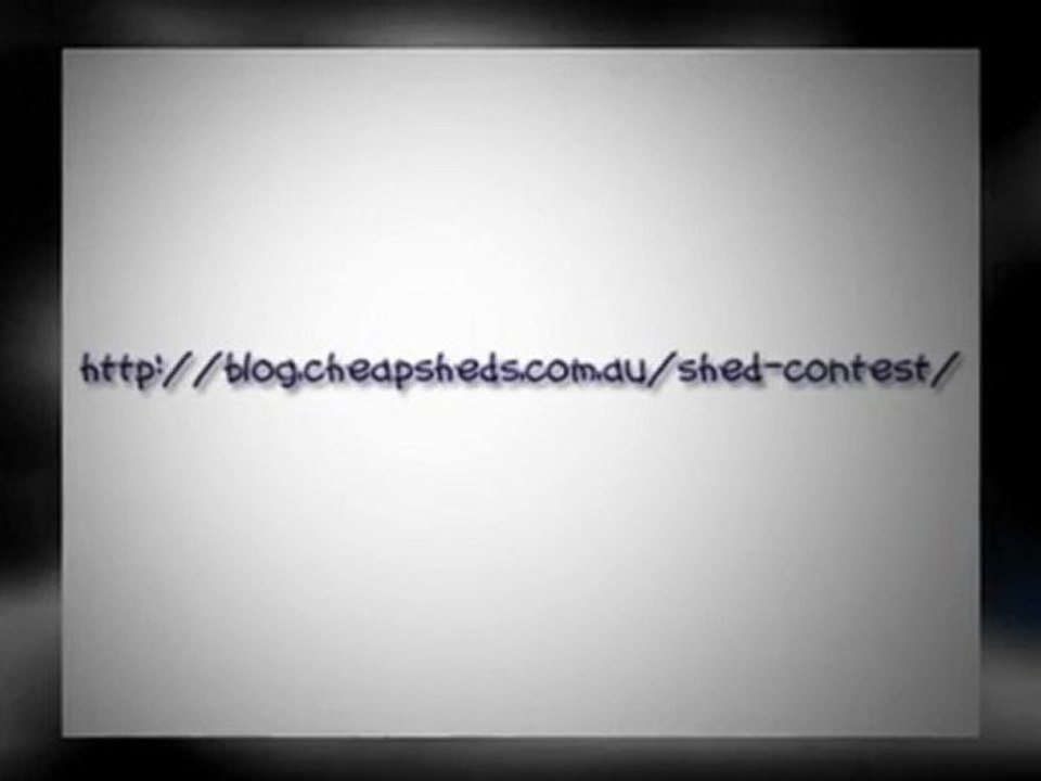 Sheds Contest - Lachlan Wheeler