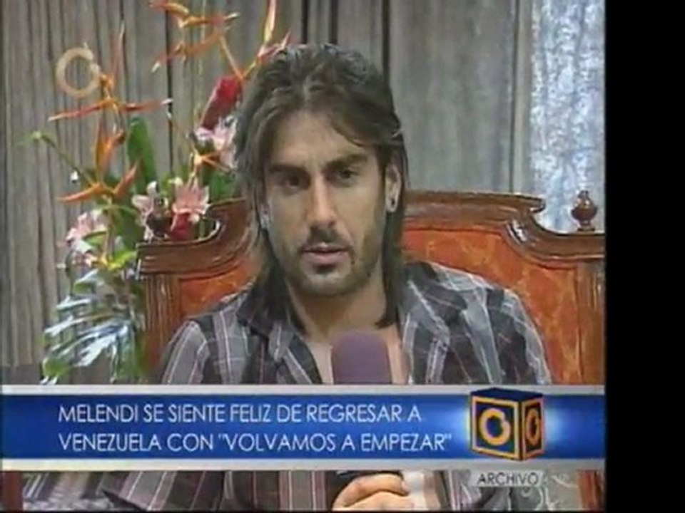 Melendi está listo para sus conciertos en Venez...