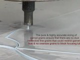 GMA Garnet 80 mesh waterjet cutting