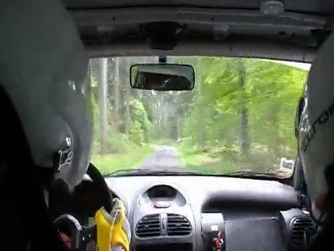 rallye muguet 2011 ES6 camera embarquee 206 A6K fleury/batté