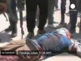 Libya: fighting scenes in Tawarga - no comment