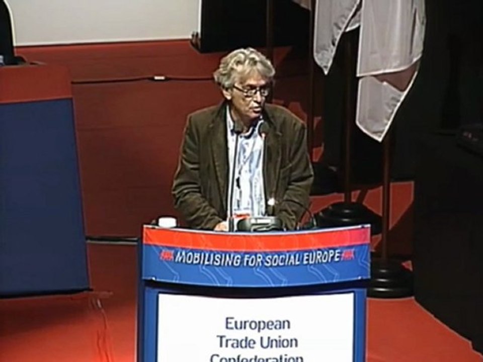 16 mai 2011: Jean-Claude Mailly au Congrès de la CES
