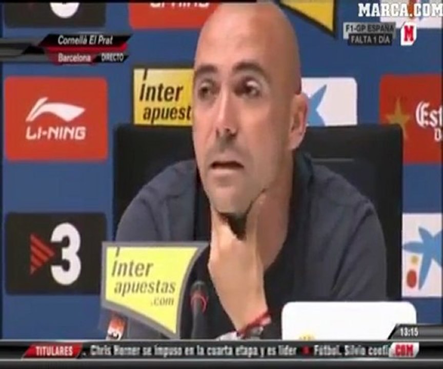 Η συνέντευξη τύπου του Ιβάν ντε λα Πένια