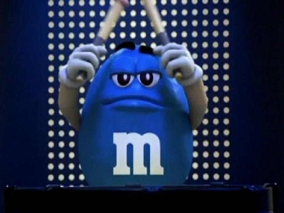 M&Ms Blue M&M Man commercial video Dailymotion