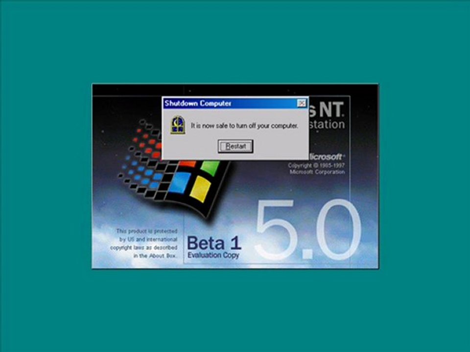 Windows NT Workstation 5.0 Beta 1 Parody