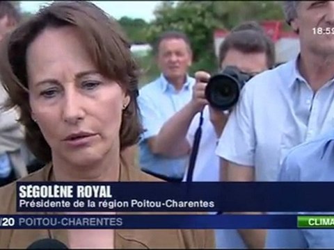 Sécheresse : Ségolène Royal demande des mesures au gouvernement - 19/20 fr3 Poitou-Charentes