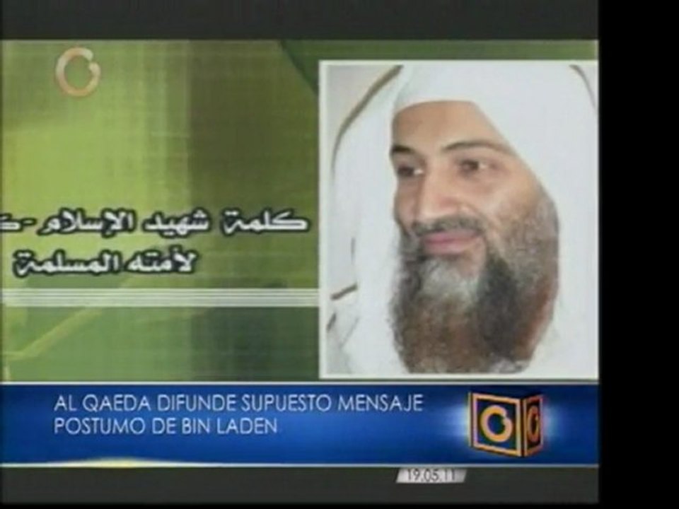 Video póstumo de Bin Laden
