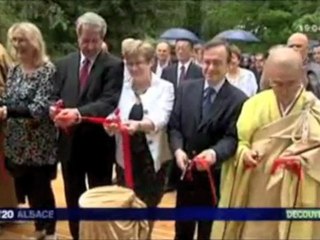 Inauguration de la Maison du Dana au temple bouddhist zen de Kosanryumonji à Weiterswiller
