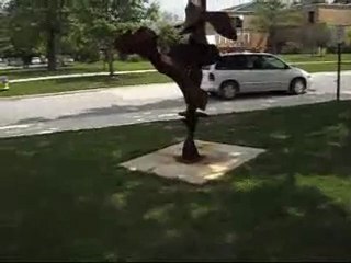 Several University Sculptures on Campus