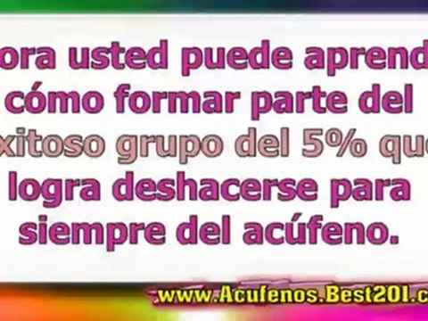 zumbido en el oido - zumbido de oidos - acufenos tratamiento