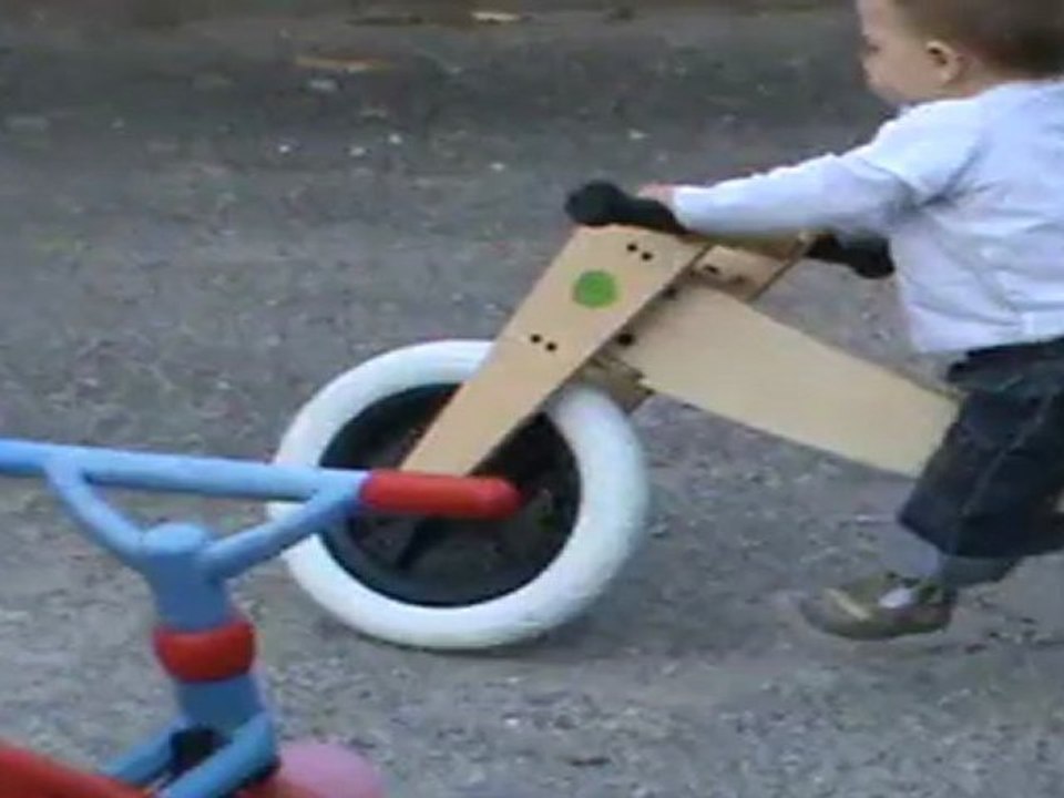 première fois sur la draisienne