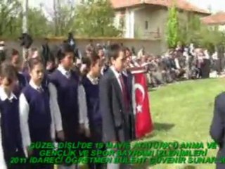 GÜZEL DİŞLİ'DE 19 MAYIS ATATÜRK'Ü ANMA VE GENÇLİK VE SPOR BAYRAMI 2