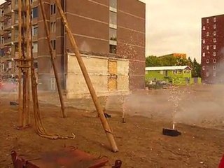 Vuurwerk en knallen bij start bouw de Vloot