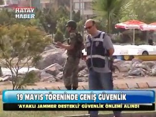 törende geniş güvenlik önlemleri