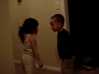 Cute Little Kids Arguing