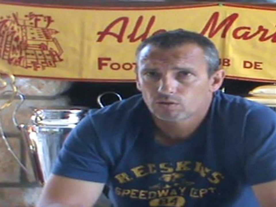 Franck Priou - Avant match AS Monaco / FC Martigues