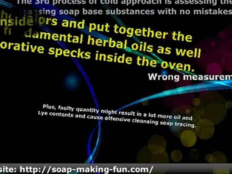 Cold Process Soap Making Information