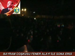 ALAPLI'DA BAYRAM COŞKUSU FENER ALAYI İLE SONA ERDİ