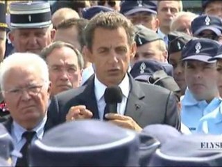 Allocution à la nouvelle brigade de la Londe-les-Maures