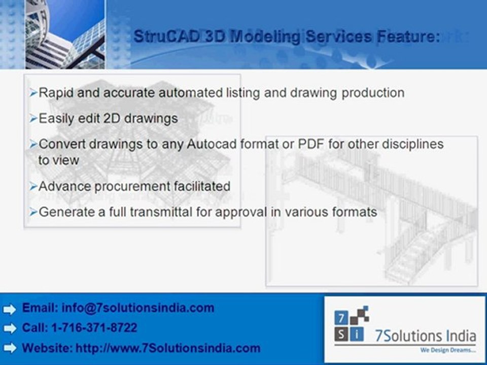 StruCAD 3D Modeling, StruCAD 3D Detailing for Steel Construction Industry