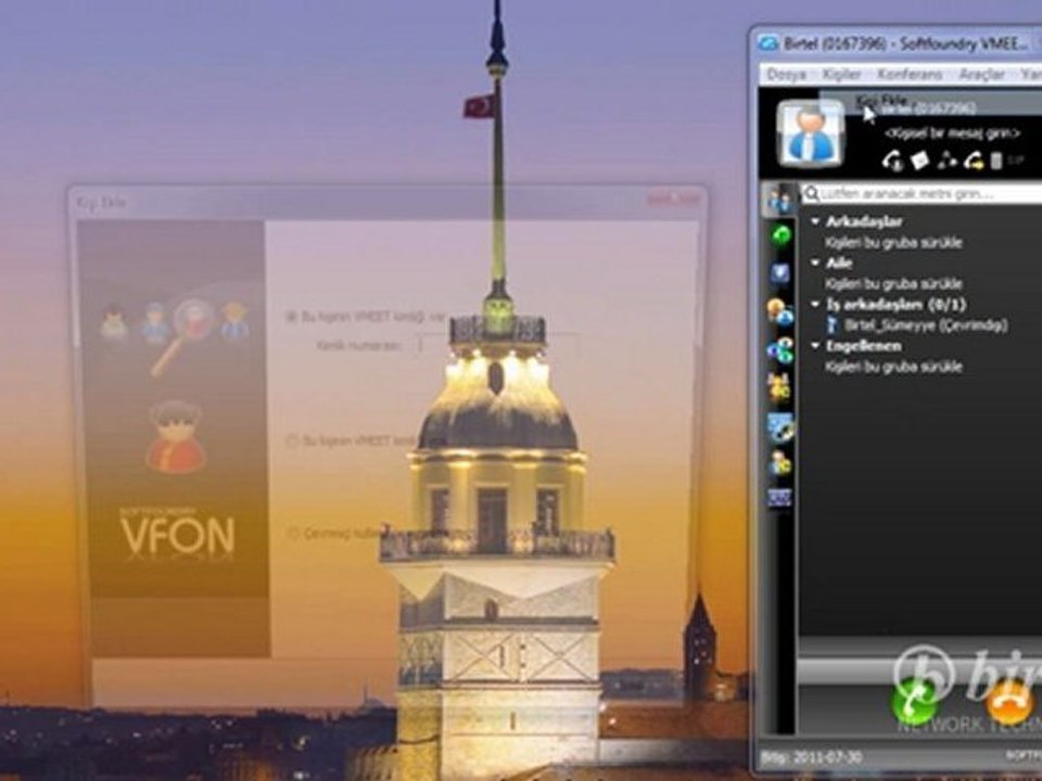 Vmeet'te Kişi Ekleme