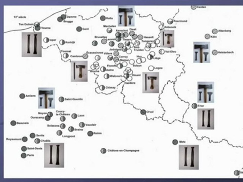 Intervention de  Frans Doperé  : L’étude des techniques de taille des pierres - Journée d'étude "Transferts techniques et technologiques dans l'Europe gothique" - 13 décembre 2010