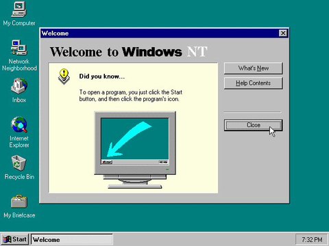 Windows NT Workstation 4.0 Parody