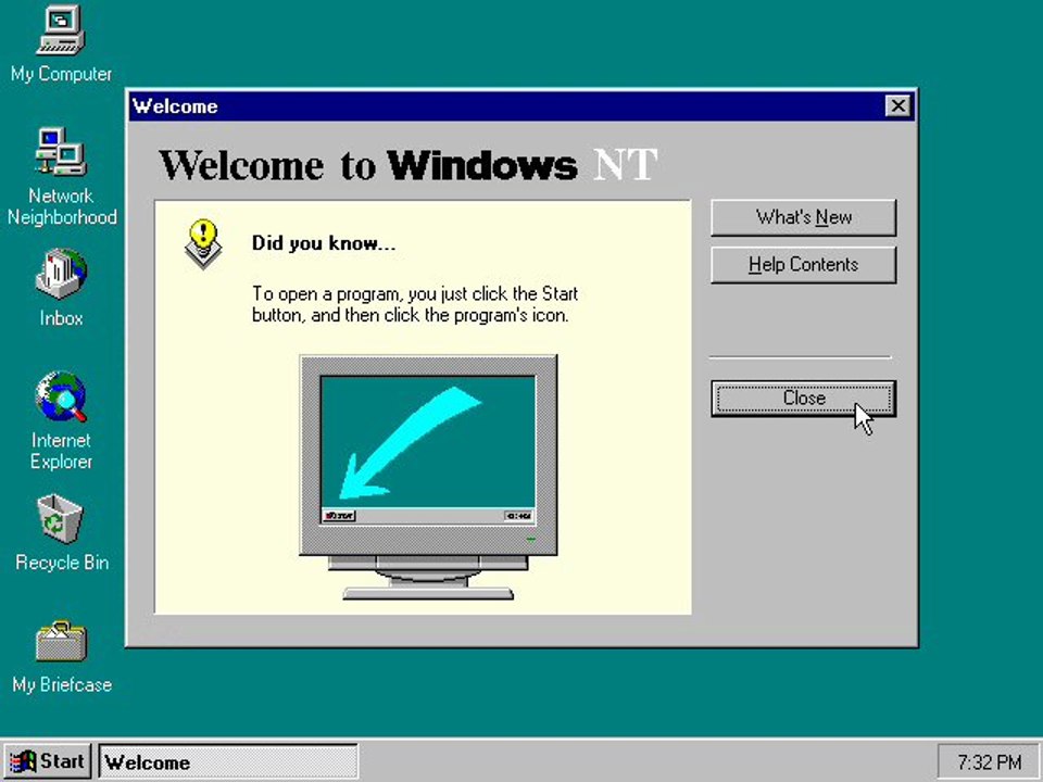 Windows NT Workstation 4.0 Parody