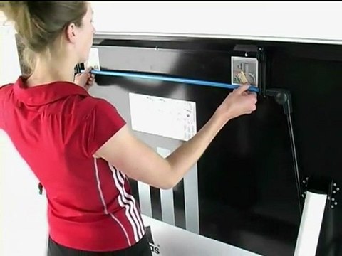 ‪Adidas tenis de mesa - sistema de plegado‬‏