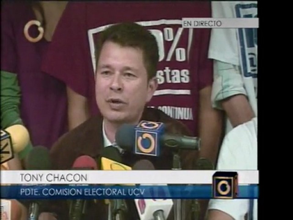 Permitan elecciones en UCV