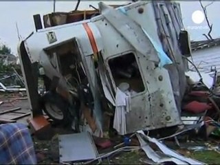 Tornado-shattered Missouri picks up, fears more