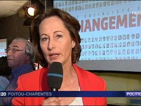 ITW de S.Royal à Poitiers fr3 Poitou Charentes 24/05/2011