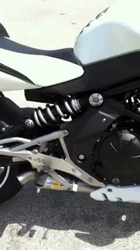 pot leovince oval evo II avec chicane sur er-6n 2011