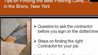 Flooring Contractors Bronx NY