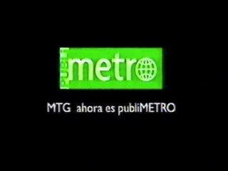 Publimetro Chile 2001. El primer comercial del diario mas grande del Planeta