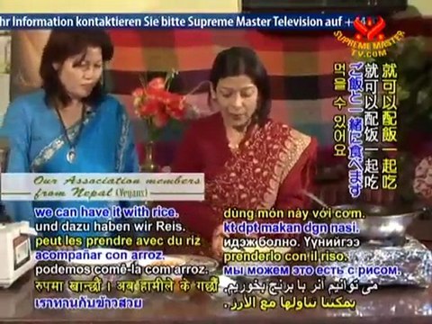 Nepalese Yellow Split-Pea Curry with Rice (In Nepali)