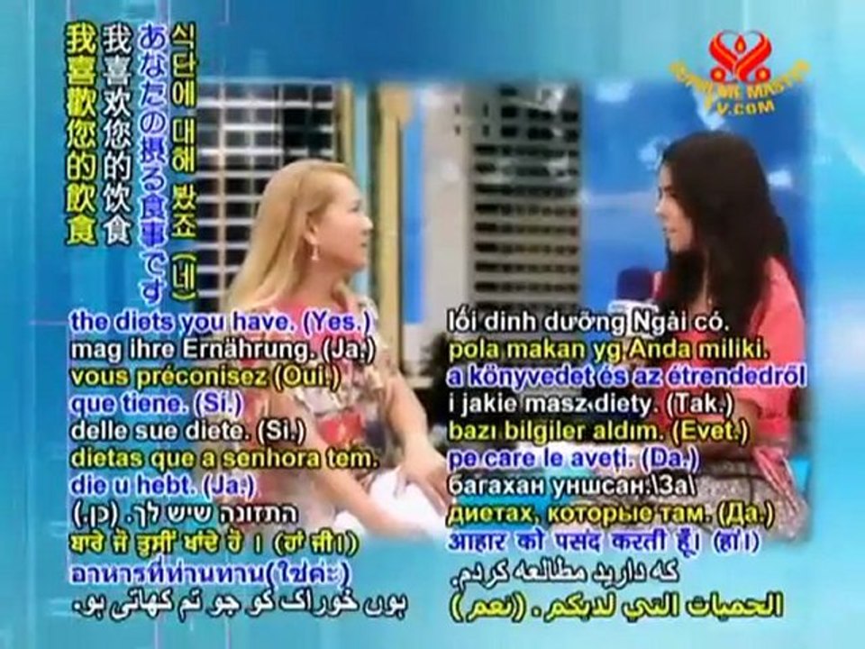 Interview with Supreme Master Ching Hai by Encadena TV-P1/2