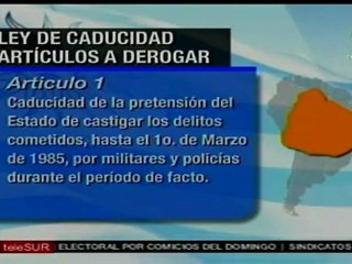 Ley de caducidad en Uruguay