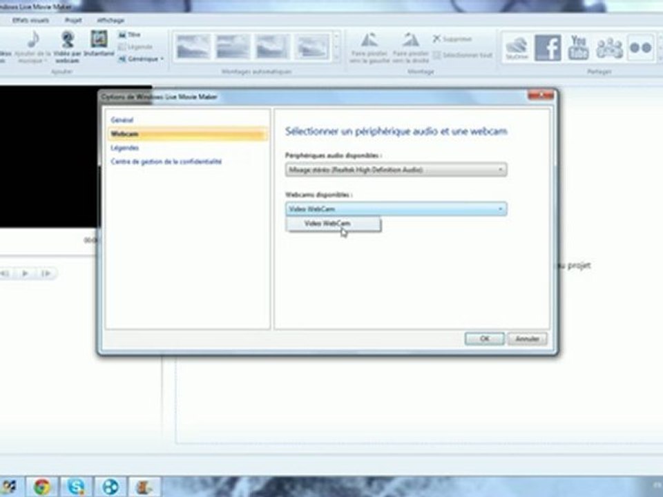 (Tuto) Capturer avec Windows Live Movie Maker