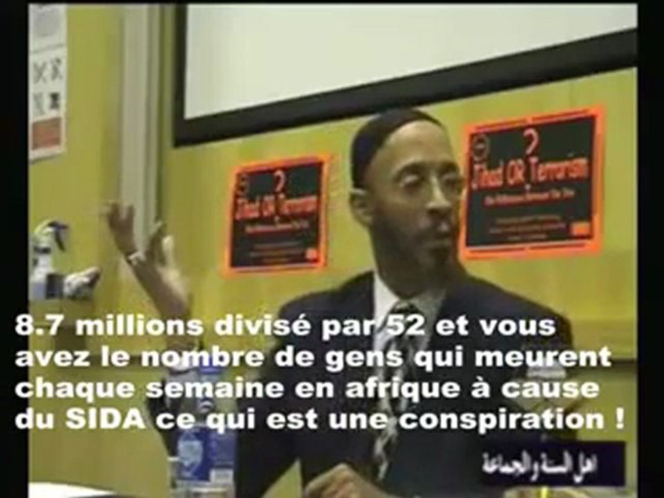 Cheikh Khalid Yassin-stop SIDA creation des usa LE SIDA EST UNE CONSPIRATION DES USA