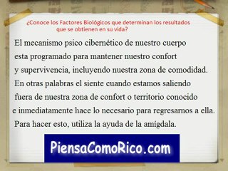 Factores Biologicos del Dinero?