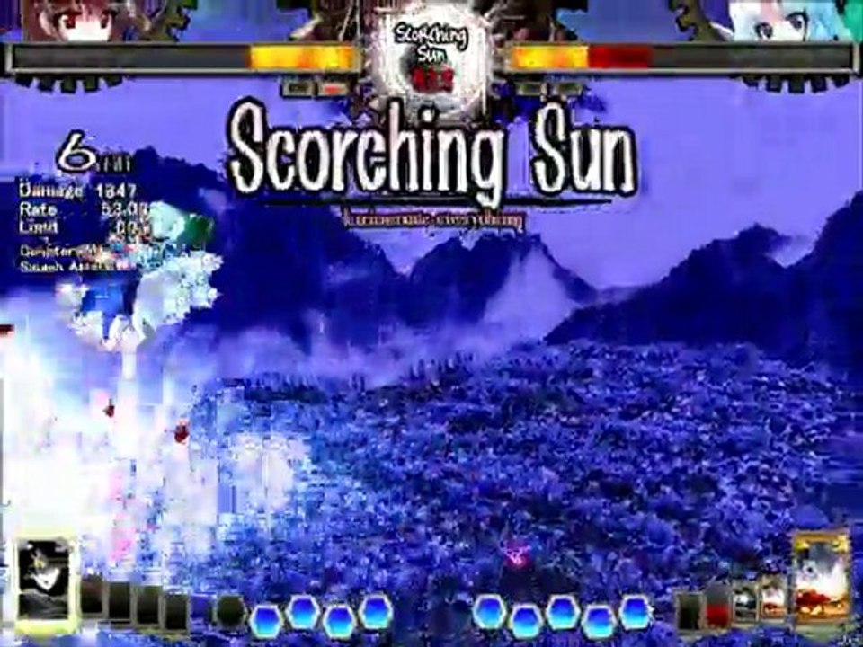 Touhou 12.3: Aya (Akyura) Vs Cirno (me)