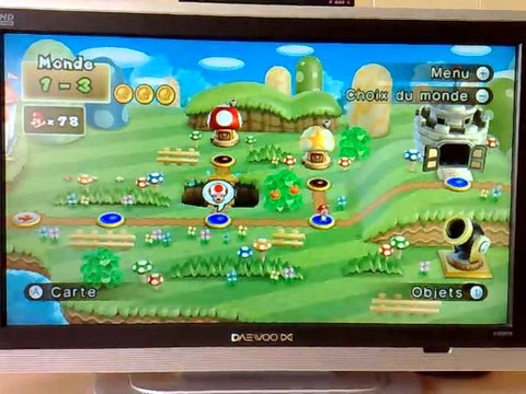 New Super Mario Bros Wii - Super partie - Monde 1-3