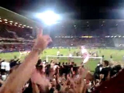 METZ - NIMES 2011 remerciment pour les joueurs